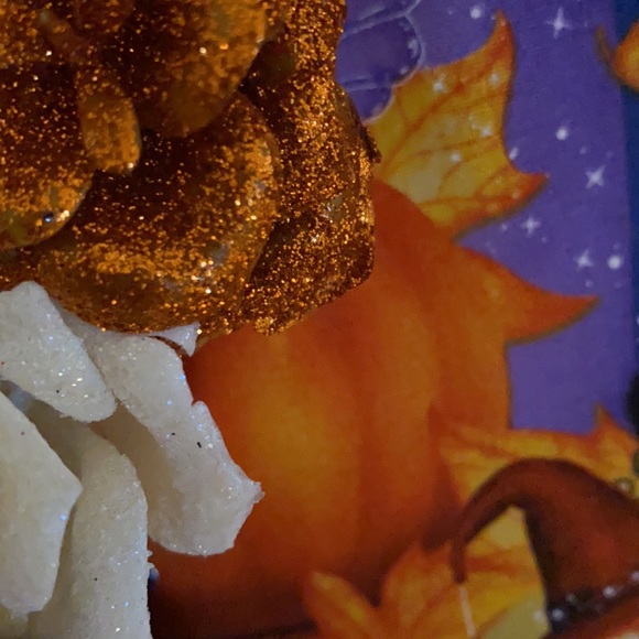 Custom By Me Halloween Witch Hat Wreath Cats Roses Brooms Autumn Leaves Spiders - Picture 13 of 15